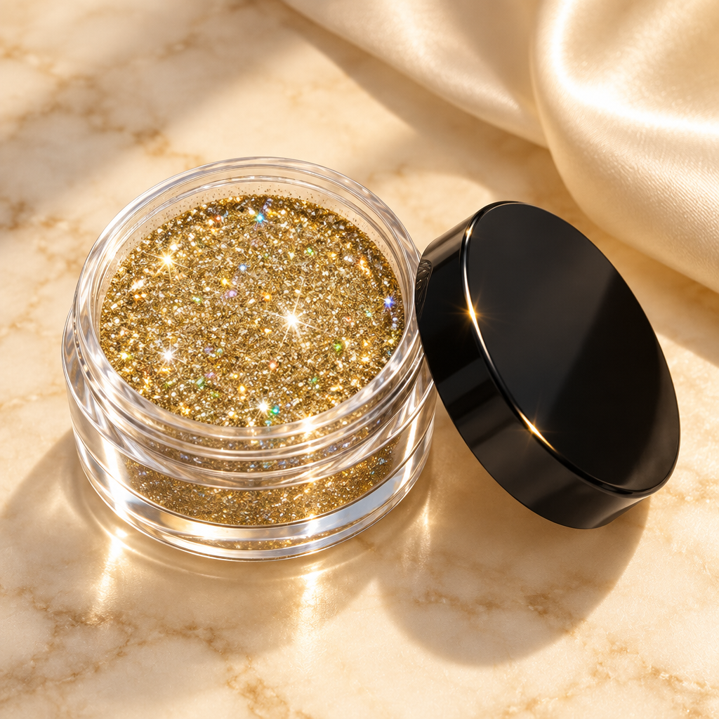 Single jar of crystal nail powder