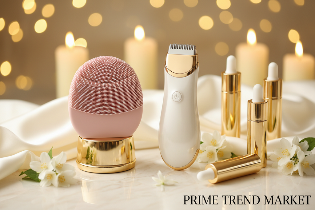 Deep Cleanse Bundle | Sonic Cleansing Brush + Ultrasonic Skin Scrubber — Prime Trend Market