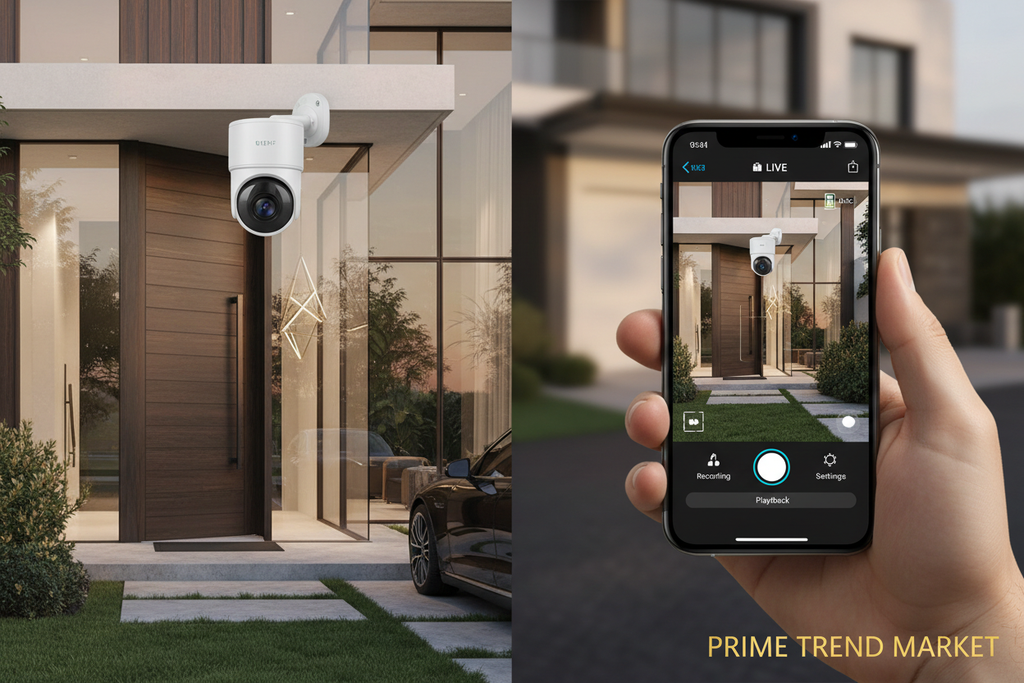 1080P HD Wireless WiFi Smart Surveillance Camera — 2MP Night Vision & Motion Alert — Prime Trend Market
