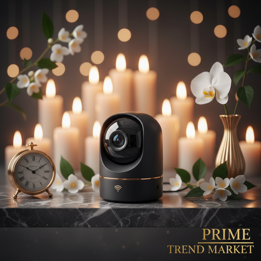 Luxury Smart Mini WiFi Security Camera — 1080P HD, Night Vision & Two-Way Audio — Prime Trend Market