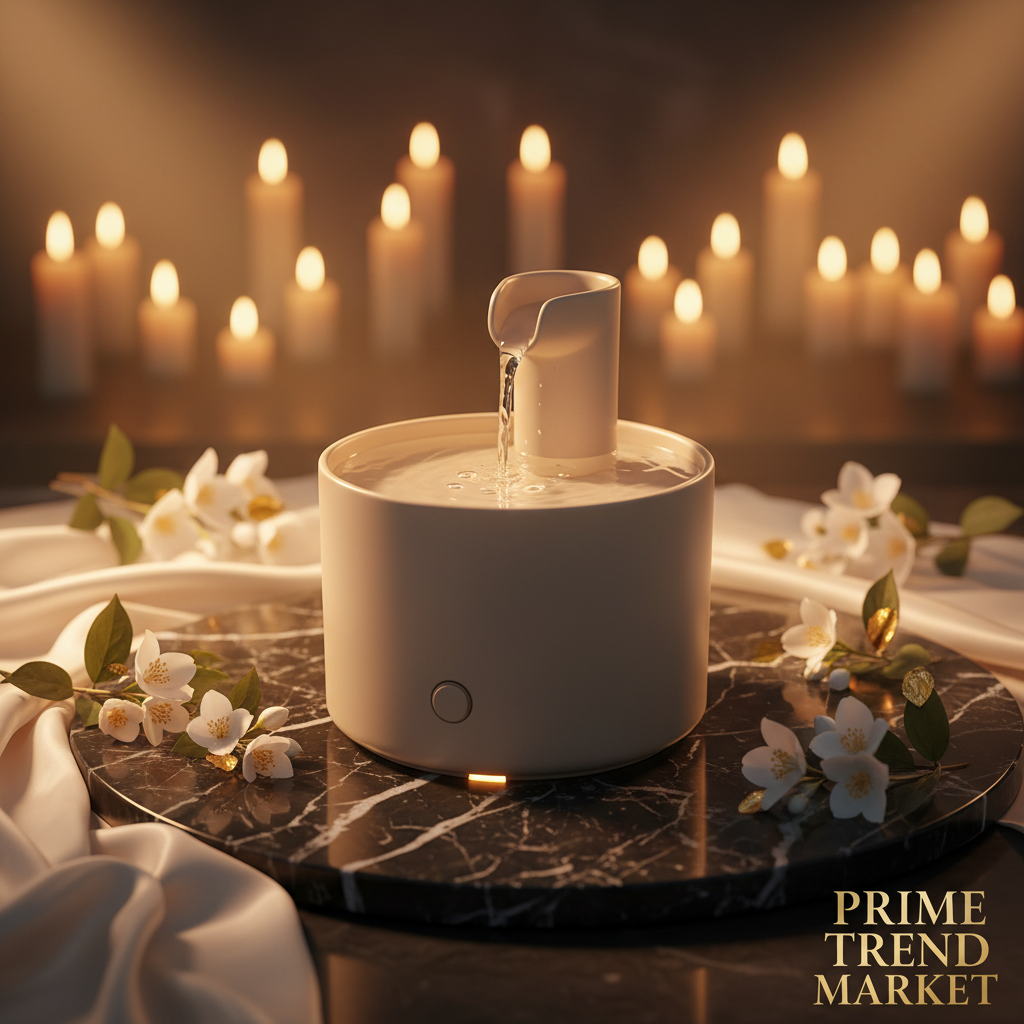 Luxury Smart Pet Water Fountain — Auto-Circulation, LED Light, 7 Colors & 4 Styles — Prime Trend Market