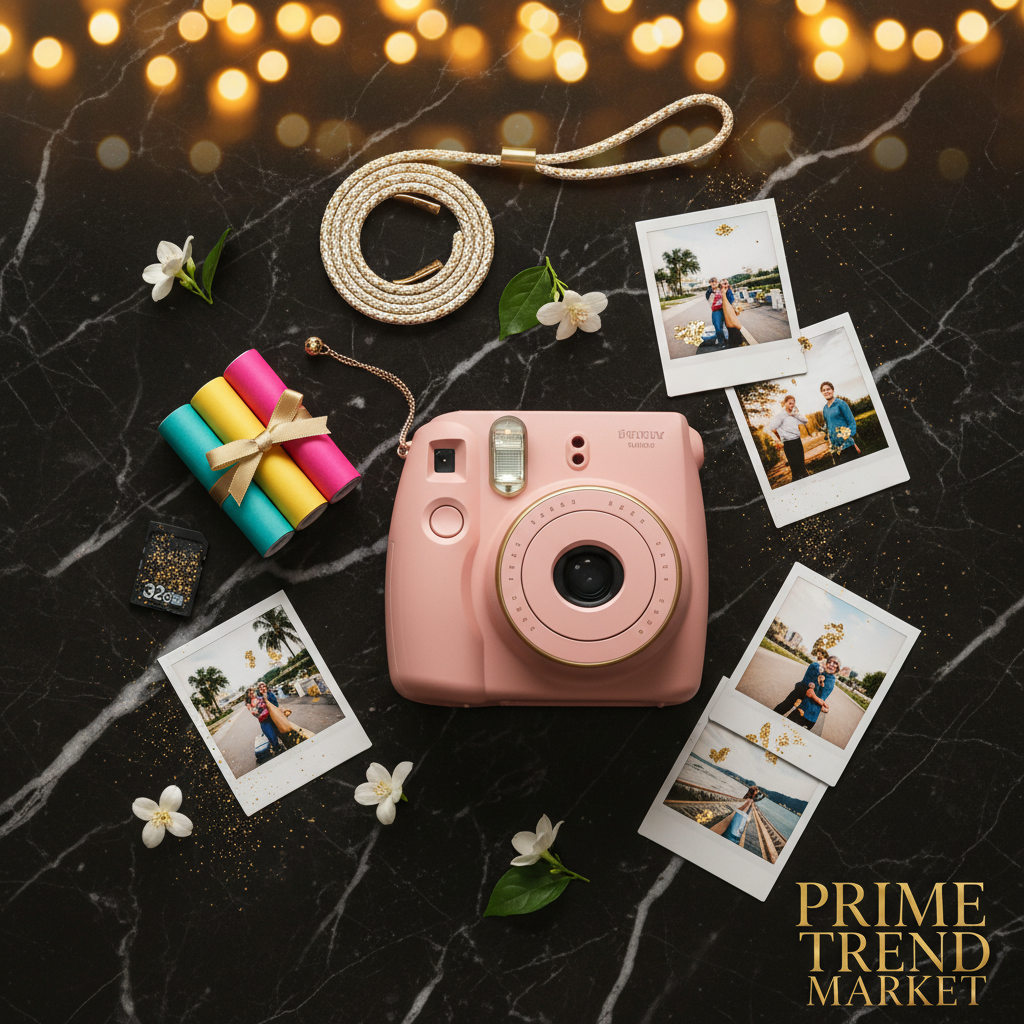 SnapPrint Pro Instant HD Color-Printing Camera — Bluetooth, 32GB & 3 Rolls Photo Paper Included — Prime Trend Market