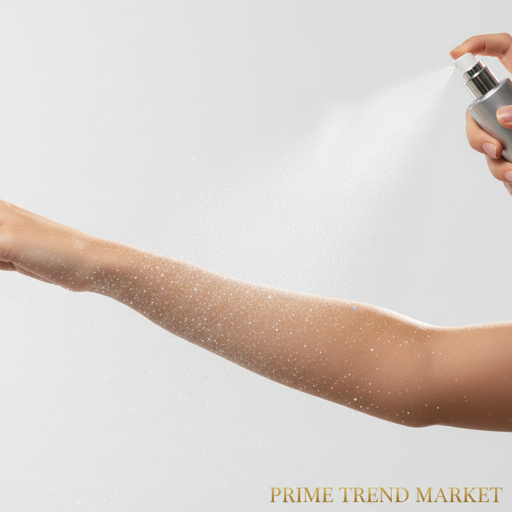 Body Glitter Spray — Long-Lasting Shimmer Highlighter for Face, Hair & Skin — Prime Trend Market