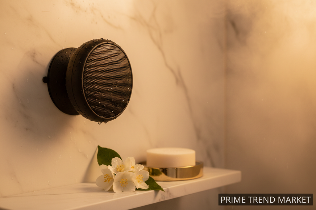 Waterproof Suction Cup Bluetooth Speaker — Shower & Outdoor Mini Speaker, BT 4.0, FM Radio, 5 Colors — Prime Trend Market