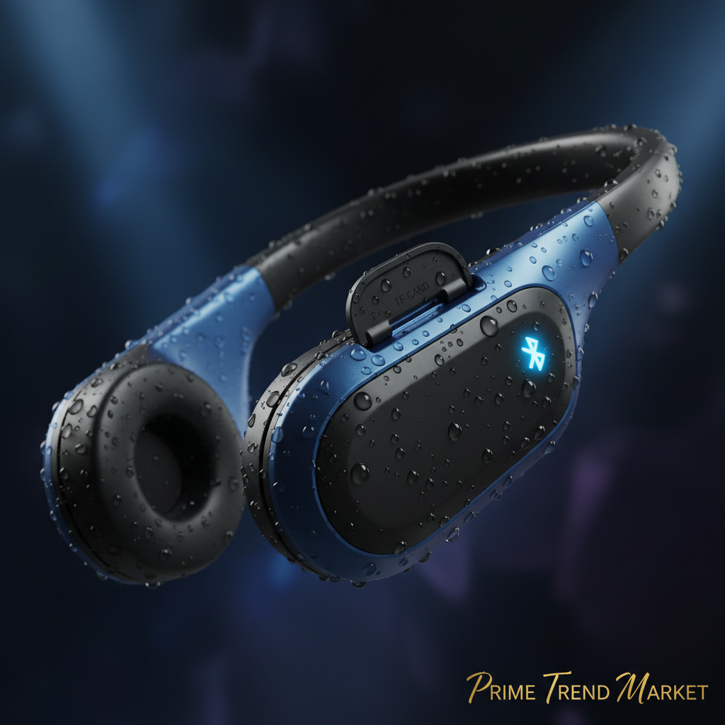 IPX8 Waterproof Headset Swimming Bluetooth Headphones With 32G TF Card Sports Wireless Earbuds Stereo Bone Conduction Earphone — Prime Trend Market