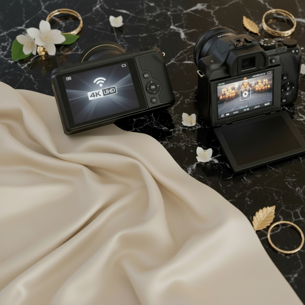 Top-down flat lay