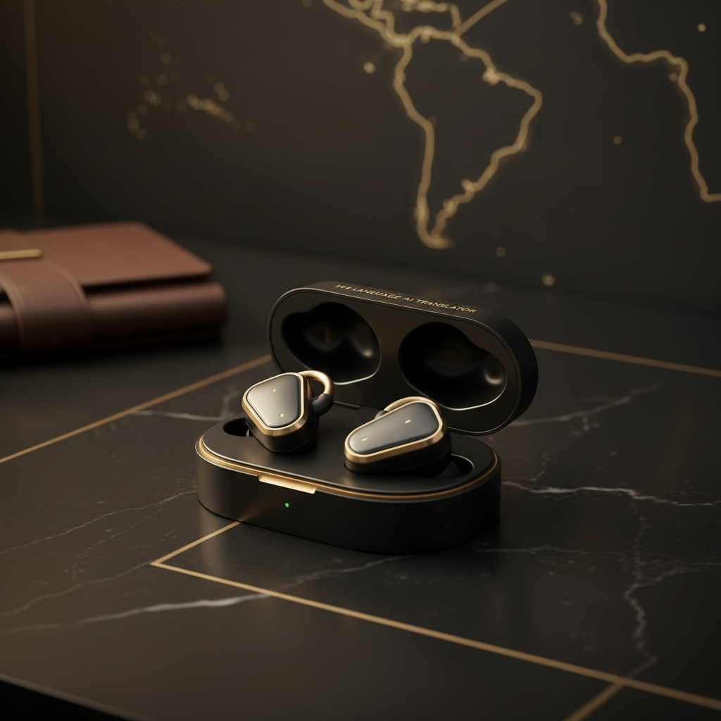 Translator Earbuds Close-up