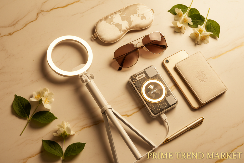 Ultimate Phone Bundle | Magnetic Power Bank + 3-in-1 Selfie Stick Tripod with LED Ring Light — Prime Trend Market