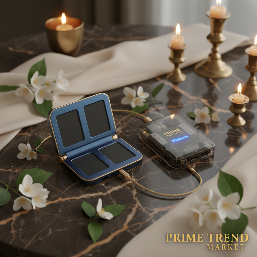 Travel Power Bundle | Folding 3-in-1 Wireless Charger + Transparent Magnetic Power Bank 10000mAh