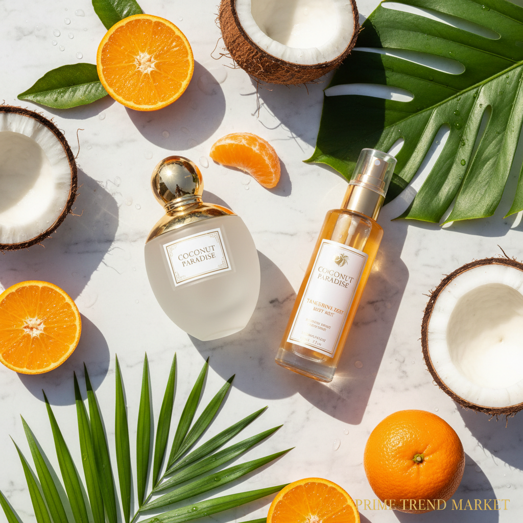 Tropical Escape Bundle | Roxelis Coconut EDP + EELHOE Tangerine Body Mist — Prime Trend Market