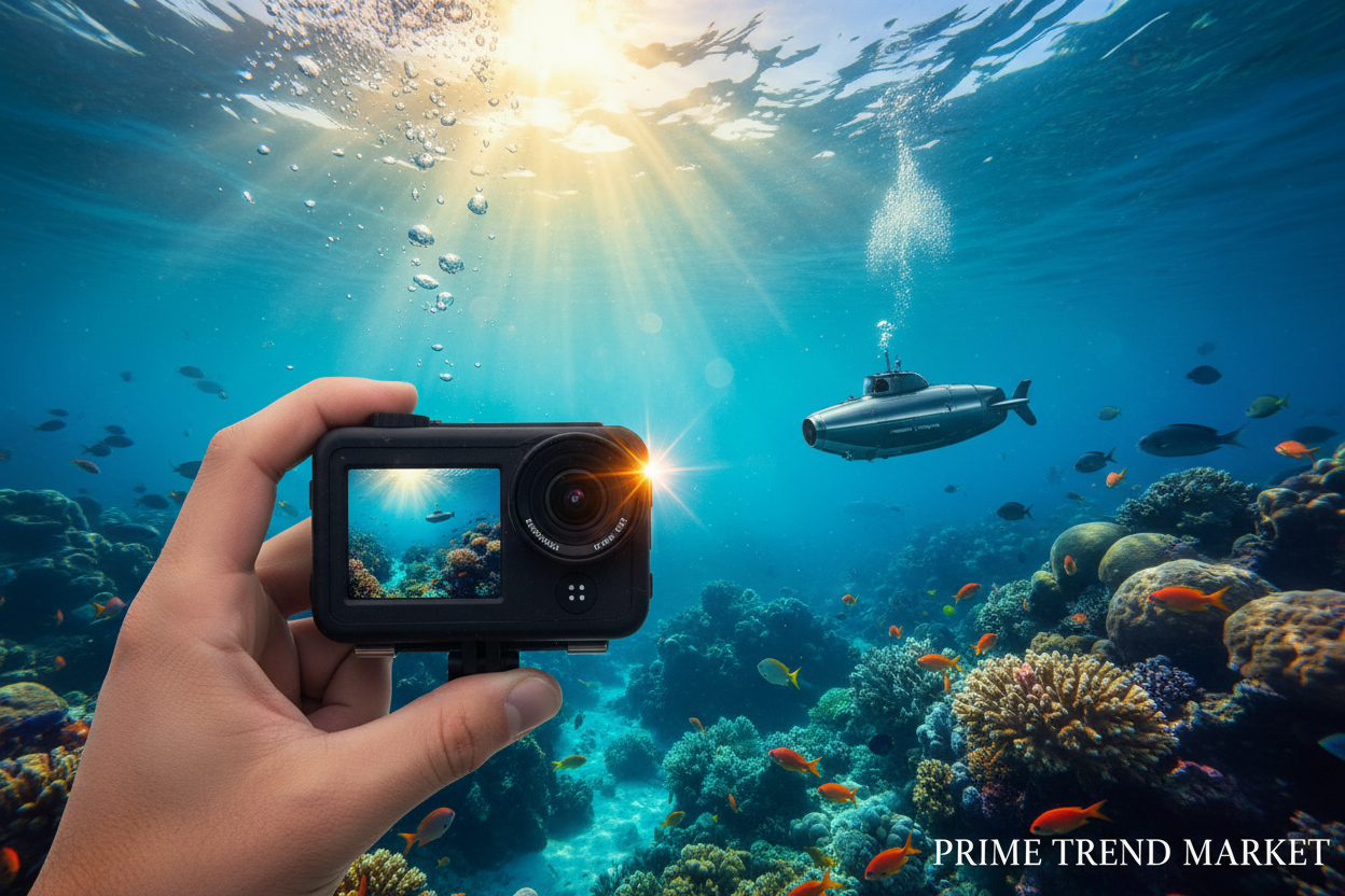 Mini Smart HD Outdoor Waterproof Action Camera | 4K | Diving | Sports | Helmet Cam — Prime Trend Market