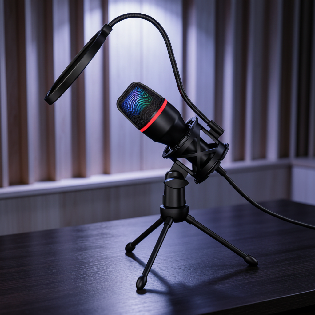 USB Mic - RGB Close-up