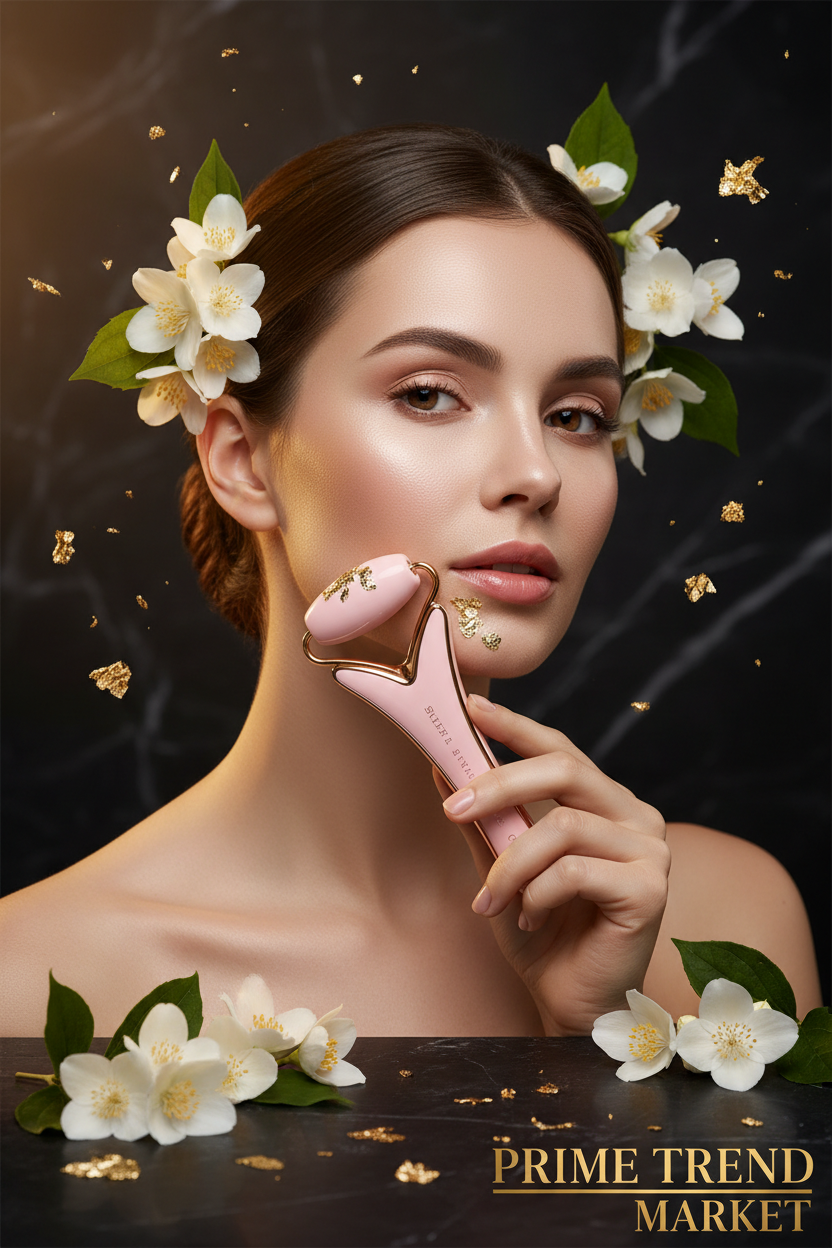 Luxury V-Face Roller Lifting Device — EMS Facial Slimming, Firming & Contouring Beauty Tool — Eliza & Tuan