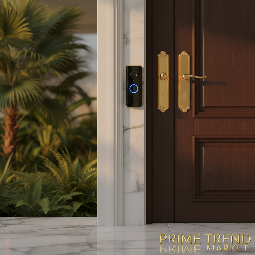 Smart Wireless Video Doorbell Camera | No-Drill Install, HD Night Vision, Two-Way Talk & Cloud Storage — Prime Trend Market