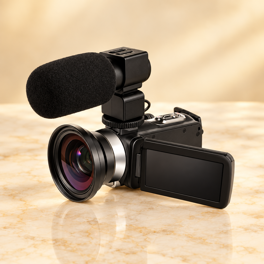 4K Touch Screen Vlogging Camera with WiFi & Remote Control