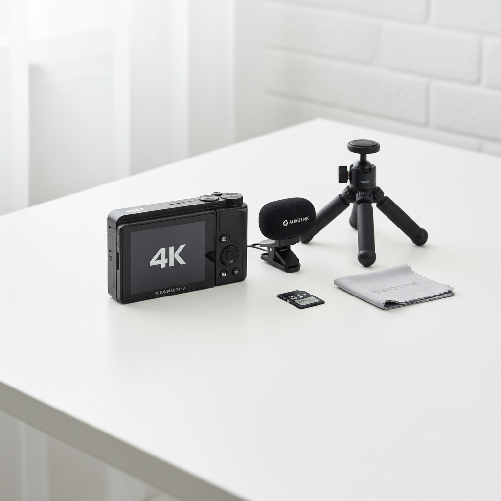 Vlogging Camera Upgrade Bundle - Flat Lay