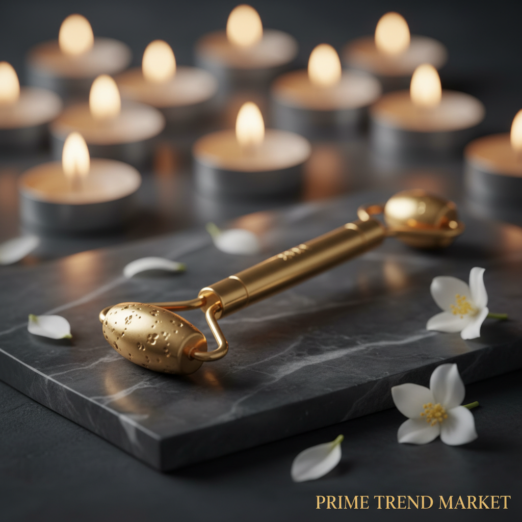 Glow & Mist Ritual Duo | NanoMist™ Sprayer + Volcanic Stone Roller + Ice Derma Roller — Prime Trend Market