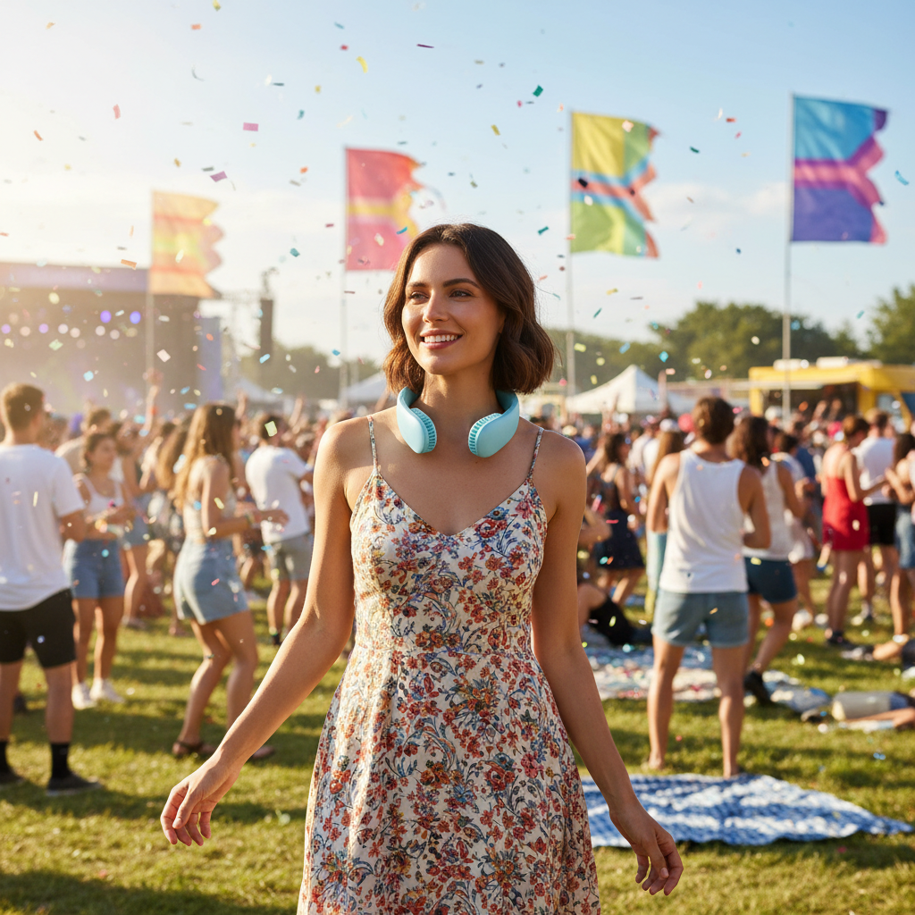 Wearable Fan Duo - Festival Lifestyle