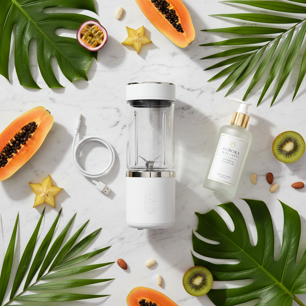 Wellness Kitchen Bundle - Marble Flat Lay