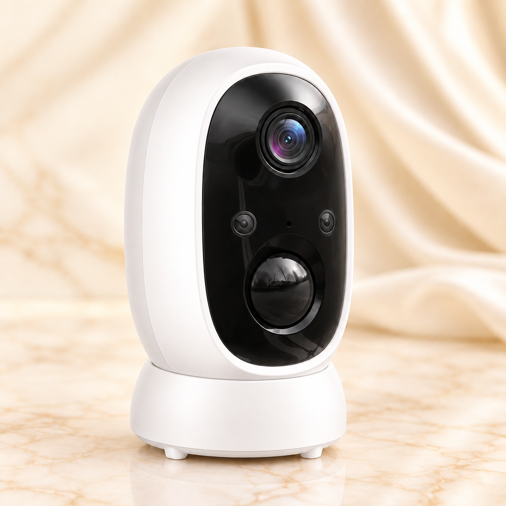 Smart WiFi Security Camera | 3MP HD Baby Monitor + Pan-Tilt Remote Control