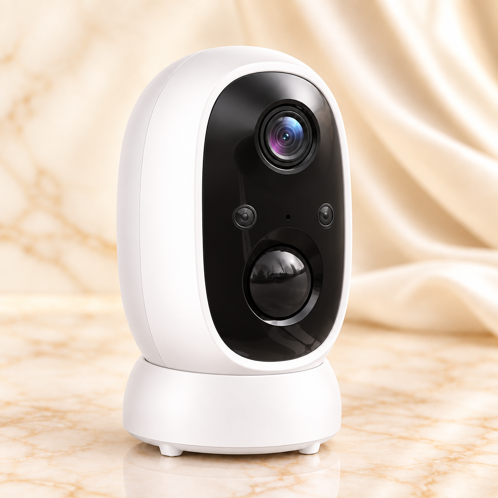 Smart WiFi Security Camera | 3MP HD Baby Monitor + Pan-Tilt Remote Control