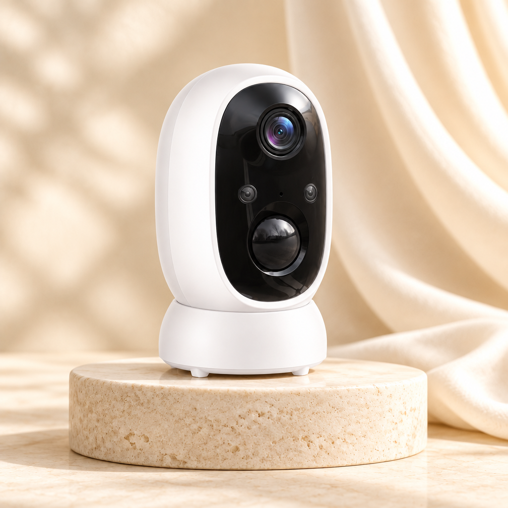 Smart WiFi Security Camera | 3MP HD Baby Monitor + Pan-Tilt Remote Control