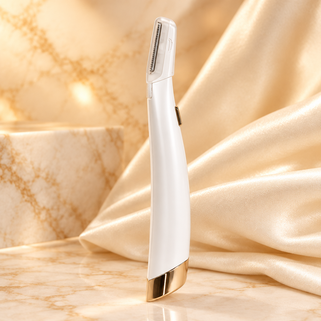 White electric shaver