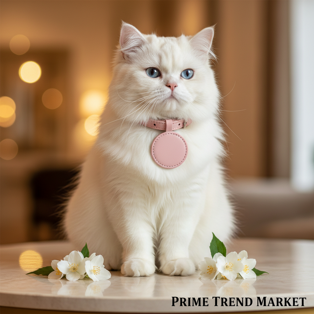 Luxury AirTag Pet Collar Protective Sleeve — Premium Tracker Cover for Cats & Dogs | 14 Colors — Prime Trend Market