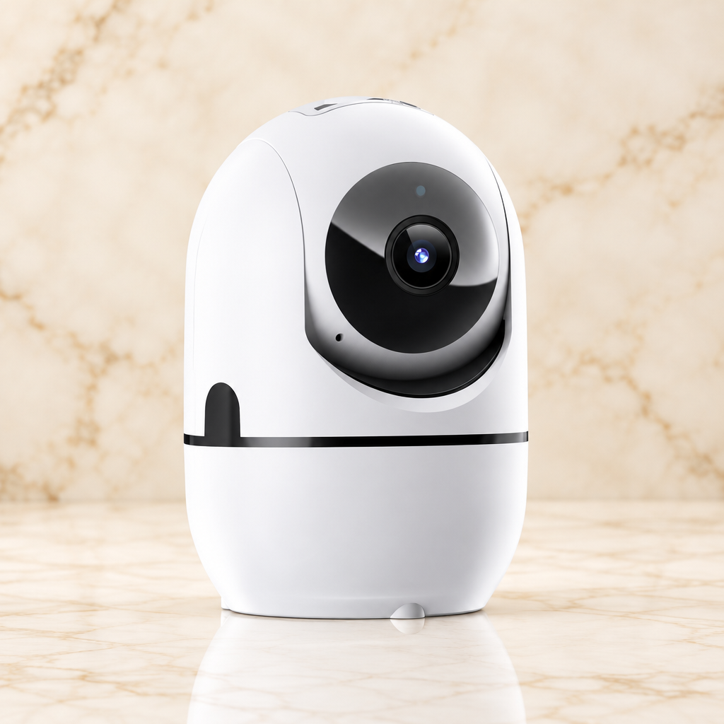 White PTZ camera