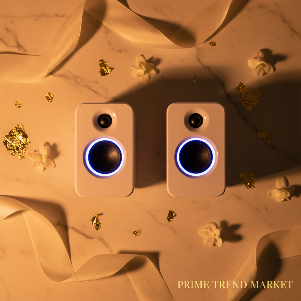 Eagle Eye Desktop Bluetooth Soundbar Speakers | HD Stereo Sound, LED Light & USB Powered — Prime Trend Market