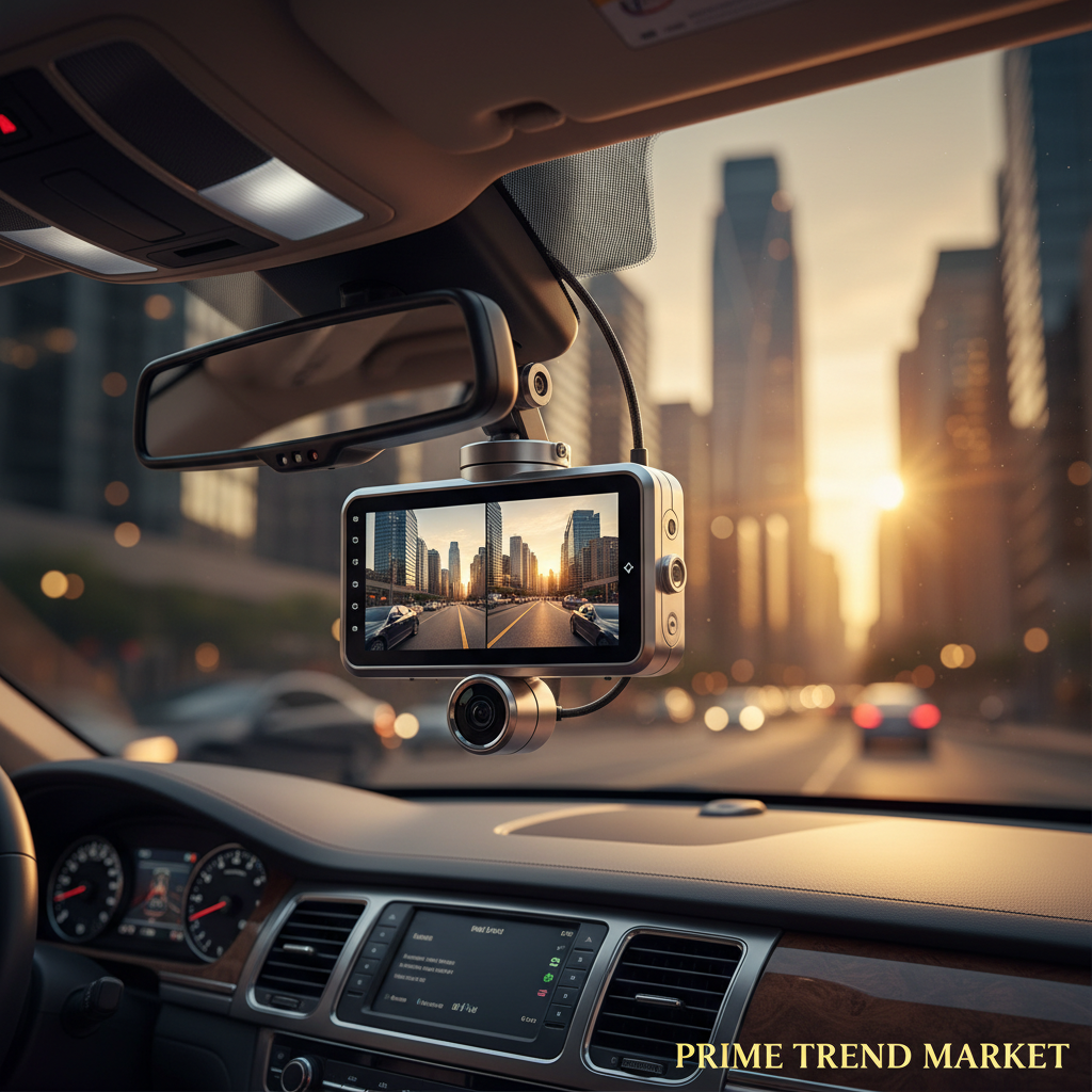 WiFi 3-Channel Dash Cam 1080P | 170° Wide Angle | Reversing Visual | 64G MMC Included — Prime Trend Market